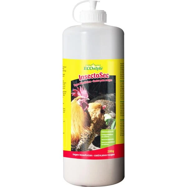 Ecostyle Insectosec / Diatomeeënpoeder Tegen Bloedluis En Mijten 200 G 3 Ecostyle Insectosec / Diatomeeënpoeder Tegen Bloedluis En Mijten 200 G