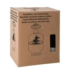 ESSCHERT DESIGN Kweekstolp Glas Op Betonbasis -Tuinwinkel kweekstolp glas op betonbasis 1628768575 1 600