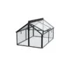 Vitavia Gaia Jumbo Miniserre Aluminium Zwart - 83 × 119 Cm - 0,99 M² -Tuinwinkel miniserre gaia jumbo gehard glas 1660739251 1 600