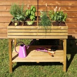 Moestuinbak 108 L Verhoogd - 100 × 60 × 80 Cm -Tuinwinkel moestuinbak kub verhoogd 1561757194 1 600