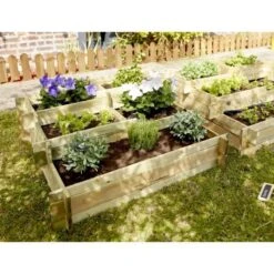 Moestuinbak Angelic Trapvorm - 187 Liter -Tuinwinkel moestuinbak nikita trapvorm 1484068158 2 600