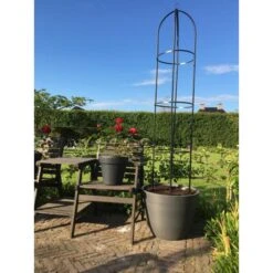 Obelisk Zwart - 1,90 Meter -Tuinwinkel obelisk zwart 190 meter 1558258380 1 600