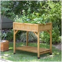 Vegtrug Kruidentafel 58 × 78 × 80 Cm - Naturel 8 Vegtrug Kruidentafel 58 × 78 × 80 Cm - Naturel -Tuinwinkel plantentafel kruidentafel 1540759277 1 600