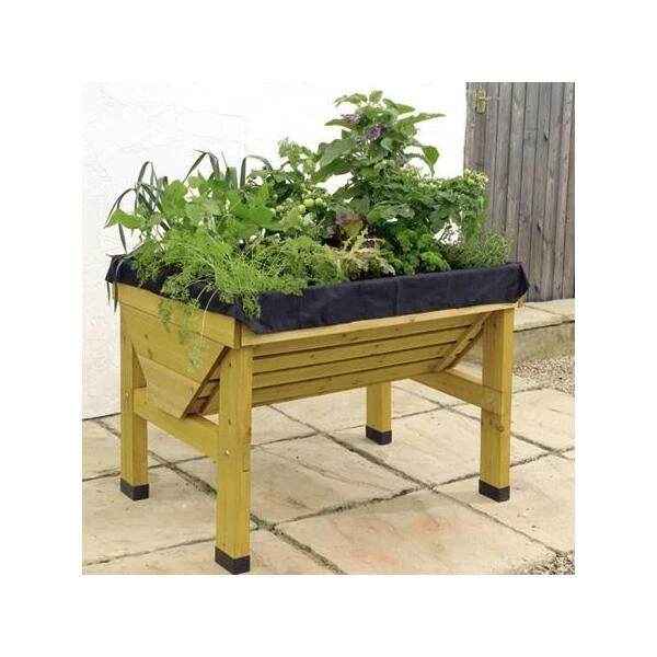 Vegtrug Verhoogde Kweektafel - 1 × 0,8 × 0,8 M 5 Vegtrug Verhoogde Kweektafel - 1 × 0,8 × 0,8 M - Afbeelding 3
