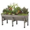 Vegtrug Verhoogde Kweektafel Grijs - 180 × 76 × 80 Cm -Tuinwinkel vegtrug grijs 180 cm 1517221956 2 600
