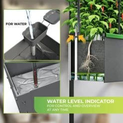 Verhoogd Kweekbak City Jungle Heidelberg Met Klimframe -Tuinwinkel verhoogd plantenbed city jungle heidelberg 1677508891 2 600