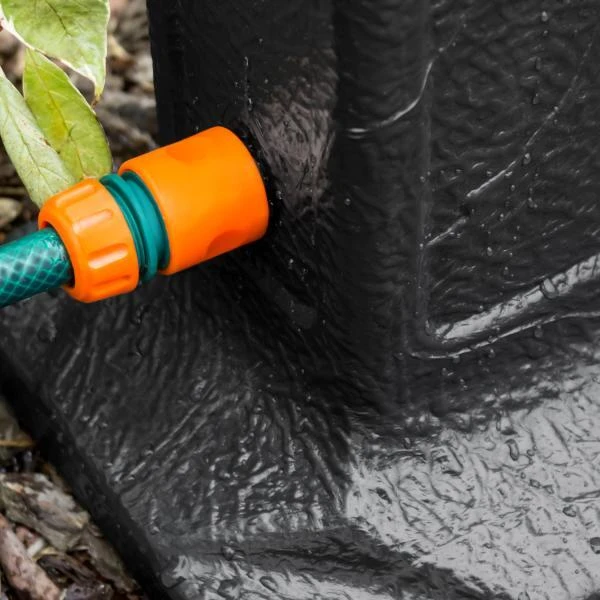 Waterzuil Met Kraan En Aansluiting - Zwart 4 Waterzuil Met Kraan En Aansluiting - Zwart - Afbeelding 2