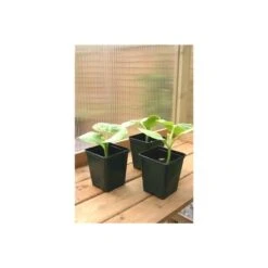 Vierkante Kweekpot - 9 × 9 × 10 Cm - Set Van 18 Stuks